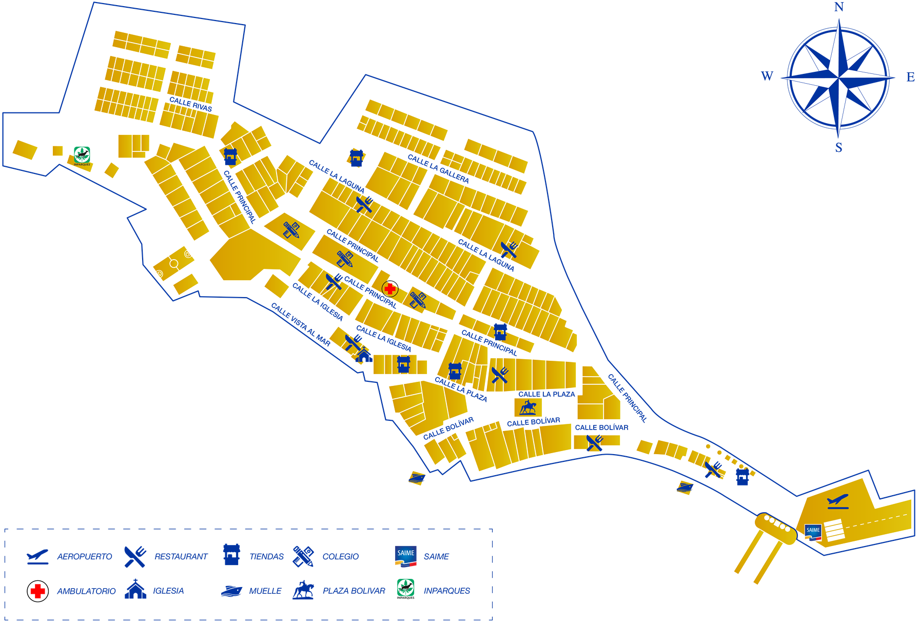 Mapa de Gran Roque